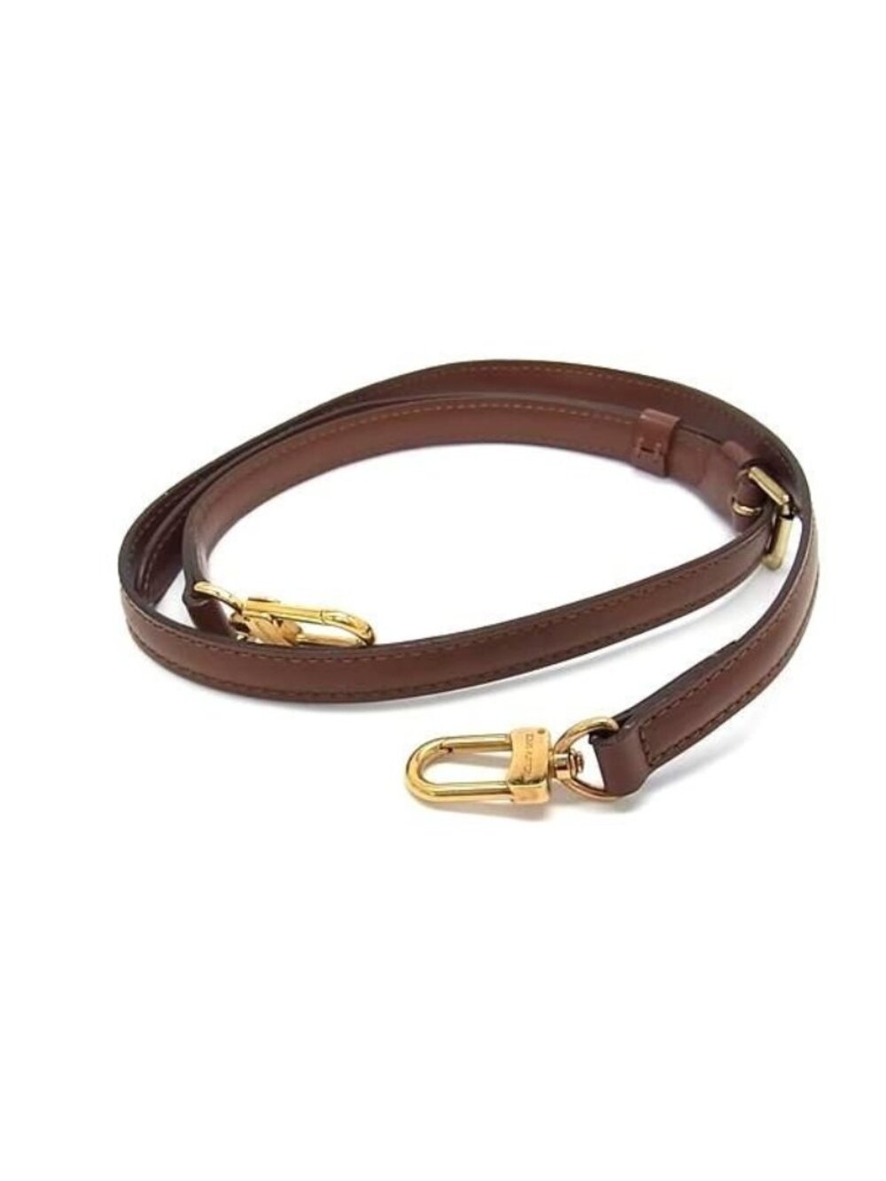 Louis Vuitton Shoulder Strap Crossbody Brown for Leather Bag